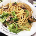 あをやま's cooksnap of when they made マッシュルームと野菜の醤油バターパスタ.