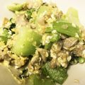 Nyaooomi's cooksnap of when they made 鶏ムネ肉とチンゲンサイの炒め物.