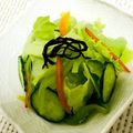 賀古遥's cooksnap of when they made 海藻こんにゃくと塩昆布のサラダ.