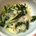 ゆーとの母's cooksnap of when they made ニラと長ねぎの酢味噌和え♪.