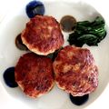 きょうじい's cooksnap of when they made 混ぜて焼くだけ簡単！シソチーズつくね！！.