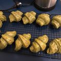 しぃかjessica's cooksnap of when they made HBで作るクロワッサン ～抹茶生地～.