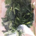 seira♡'s cooksnap of when they made ホウレン草★茹でずに★1ヶ月保存！！.