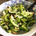 chi−ちゃん's cooksnap of when they made 苦み野菜ゴーヤとピーマンの塩麹和え.