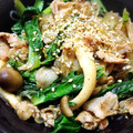 ﾊﾞﾀﾞｷﾞﾆ's cooksnap of when they made 意外と合います小松菜と春雨の炒めもの.