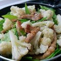 ｸﾏﾘｴ's cooksnap of when they made 豚ロース・カリフラワーの味噌マヨ炒め.
