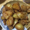 クック0VIW6S☆'s cooksnap of when they made 新じゃがとレンコンのごま入り煮っころがし.