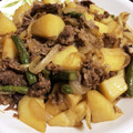 ぶっちー☆☆'s cooksnap of when they made 牛肉とインゲンの炒めもの♪簡単.