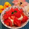 ももちゃんのれしぴ's cooksnap of when they made じわじわキテます。トマトのせ冷や奴.