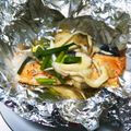 クックW2OESC☆'s cooksnap of when they made 簡単3ステップ・鮭ホイル焼き！.