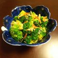 。おたんこなす。's cooksnap of when they made ブロッコリーと桜海老の塩麹ナムル風.