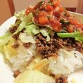 sunita's cooksnap of when they made タコライス、タコスシーズニングを起用.