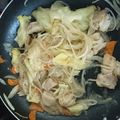 クックUL8OCM☆'s cooksnap of when they made 余った唐揚げ粉で♪簡単味付けの野菜炒め.