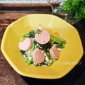 ☆micoco☆'s cooksnap of when they made おさかなのソーセージとナッツの白和え.