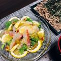 だむろく's cooksnap of when they made 伊豆産　ニューサマーオレンジと鯛のサラダ.