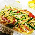 かぐこ0325's cooksnap of when they made 簡単おつまみ☆鶏皮キュウリ.