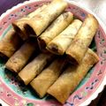 liarra's cooksnap of when they made 茄子の甜麺醤炒めde春巻き.