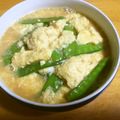 楓華☆'s cooksnap of when they made ＊絹さやの卵とじ＊.