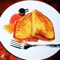 alice1990's cooksnap of when they made ☆簡単ふわとろメープルフレンチトースト☆.
