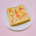 まあまま☆0403's cooksnap of when they made 簡単☆カニカマしらすトースト.