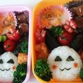 そのりり's cooksnap of when they made キャラ弁　うさぱんだ♡　簡単　おにぎり★.