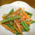 ジョングレ's cooksnap of when they made いんげんとにんじんのゴマおかか和え☆.
