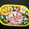 クックJEHKUL☆'s cooksnap of when they made 簡単キャラ弁☆アンパンマン☆2歳のお弁当.