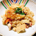 ナチュラルフード's cooksnap of when they made タケノコとタコの炊き込みご飯.