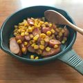 はらぺこしろうさぎ's cooksnap of when they made すぐ出来ちゃう♪コーンとウインナー炒め.