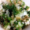 pikusuzu2's cooksnap of when they made 絶対美味しい セリの混ぜご飯.