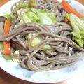 大人アトピーのごはん's cooksnap of when they made 野菜とそばの胡麻パスタ.