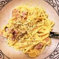 和花衣's cooksnap of when they made 誰でも簡単に☆濃厚 本格カルボナーラ.