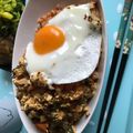カナン★'s cooksnap of when they made シーチキンと豆腐のカレーそぼろ丼.