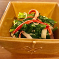 leaf0811's cooksnap of when they made ほうれん草とカニカマのマヨ和え.