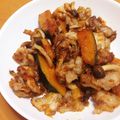 もちこらぶ's cooksnap of when they made 簡単！豚かぼちゃの甘酢炒め.