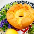 makichihua's cooksnap of when they made しっとりふわっ＊レモンシフォンケーキ.