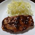 ぺこ結's cooksnap of when they made 厚切り豚ロースの味噌焼き！.