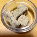 千里万里☆'s cooksnap of when they made 黒ゴマきなこ棒☆容器の中で固めてカット.