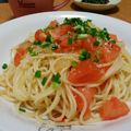 ばく★ちく's cooksnap of when they made 夏にぴったり！トマトの冷製パスタ.