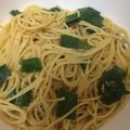 kkll0000's cooksnap of when they made ごま油香る♪「葱と桜エビのパスタ」.
