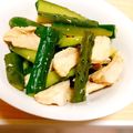 ぽっぷすた☆'s cooksnap of when they made きゅうりと鳥軟骨のさっぱり炒め.