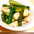 ぽっぷすた☆'s cooksnap of when they made きゅうりと鳥軟骨のさっぱり炒め.
