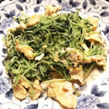 なつ★なつ's cooksnap of when they made 豆苗と卵炒め.