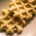 kumohuwa's cooksnap of when they made 卵なし♪豆腐でＨＭでふんわ~りワッフル.