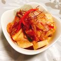 ai＆sachi♡'s cooksnap of when they made 長芋のキムチぽん酢和え.