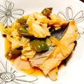 べるにこ's cooksnap of when they made レンジで簡単★鮭とキャベツのマガポン♪.