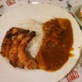 eiyoushi's cooksnap of when they made ボリュームたっぷりエビフライカレー！.