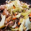 ＊UN＊'s cooksnap of when they made 鶏肉とキャベツのガーリック炒め☆.