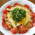 よよっち♪'s cooksnap of when they made ささみとトマトのさっぱり蕎麦.