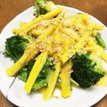 YUKIKI☆'s cooksnap of when they made ブロッコリーとカニカマの黄身酢かけ.